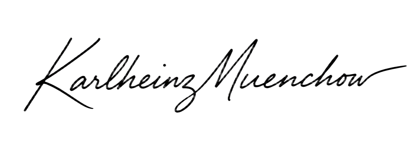 Karlheinz Muenchow signature